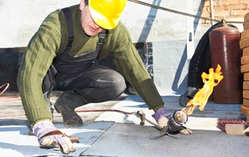 West Keal flat roof construction